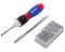 Отвертка 2X DRIVE с трещоткой (28 предметов) WP221053 WORKPRO