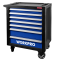 Тележка инструментальная 7 ящиков с 12 ложементами WP285002A WORKPRO (186 предметов)