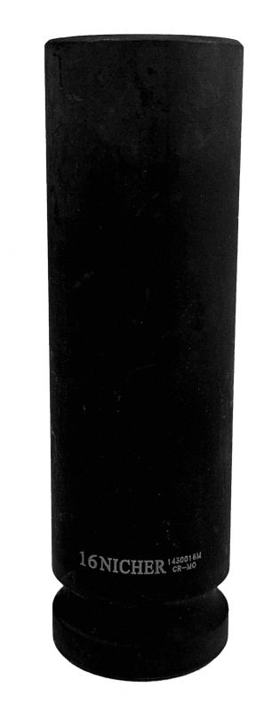 Головка ударная длинная 6гр 1/2" 16мм 1430016M NICHER®