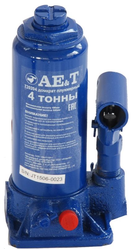 Домкрат бутылочный T20204 AE&T 4т
