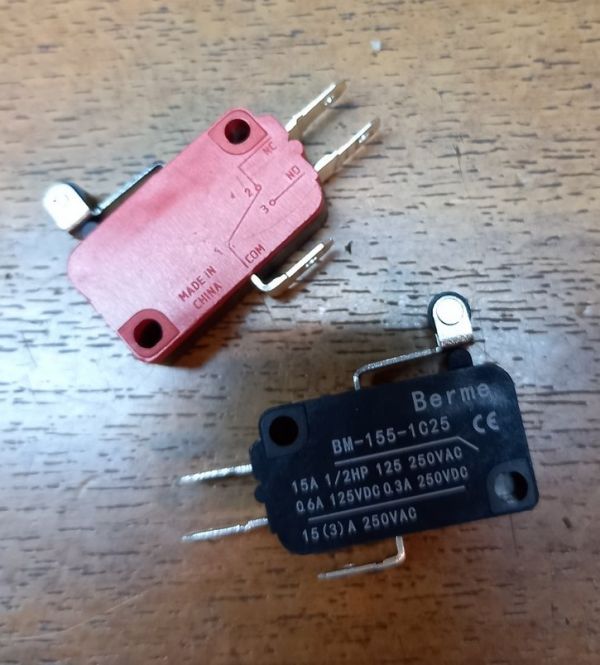 Концевик BM-155-1C25, 250V/15A