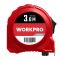Рулетка пластмассовая 3м*16мм WP261002 WORKPRO
