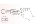 Клещи для стопорных колец KA-5076 KINGTOOL