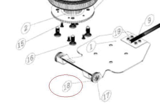 T08102B/18 Колесо нейлоновое