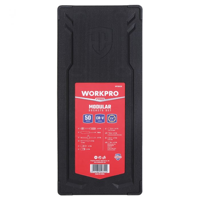 Тележка инструментальная 7 ящиков с 12 ложементами WP285002A WORKPRO (186 предметов)