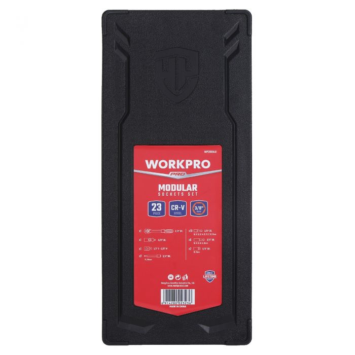 Тележка инструментальная 7 ящиков с 12 ложементами WP285002A WORKPRO (186 предметов)